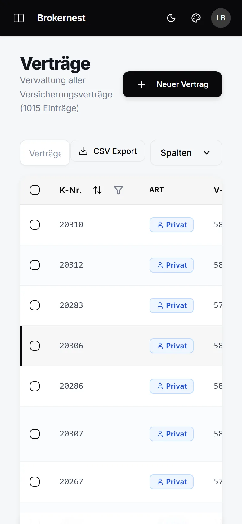 Verträge auf dem Smartphone